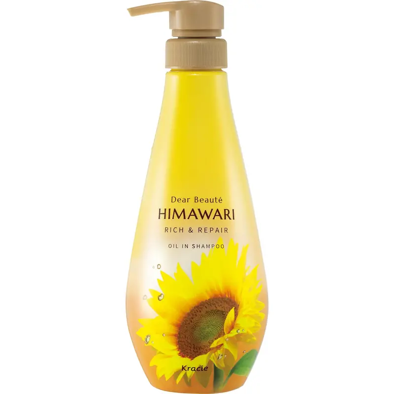 Kracie Himawari Dear Beauté Oil-In Shampoo – Nourishing Repair Formula With Hair-Oil Benefits (500Ml) 1