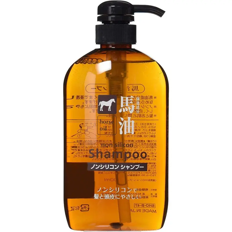 Kumano Yushi Horse Oil Nourishing Shampoo – Gentle Cleansing & Repair For Dry & Damaged Hair, 600Ml 1