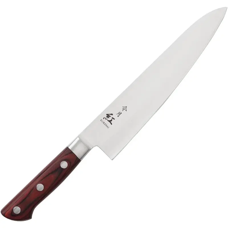 Kurenai Gyuto Chef Knife – 210Mm Japanese Stainless Steel Blade With Molybdenum-Vanadium Alloy 1
