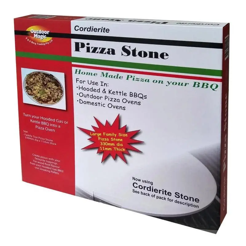Large-Capacity Cordierite Pizza Stone – 330Mm Family Size 1