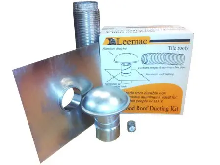 Leemac 150Mm Tile Roof Ventilation Ducting Kit 1