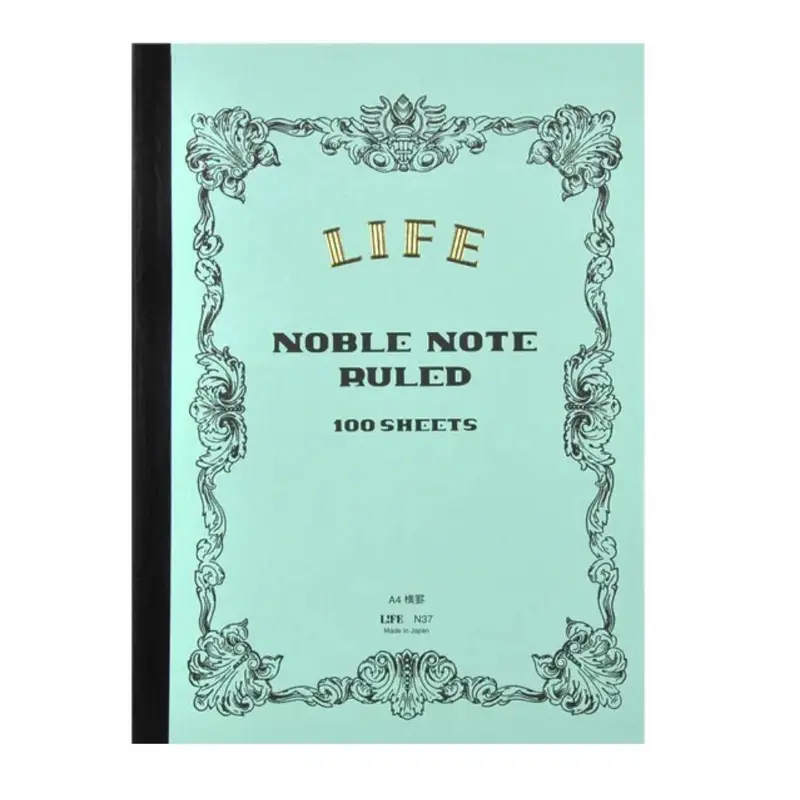 Life Noble A4 College-Ruled Notebook – 8Mm Line Spacing, 100-Page Academic Journal (N37) 1