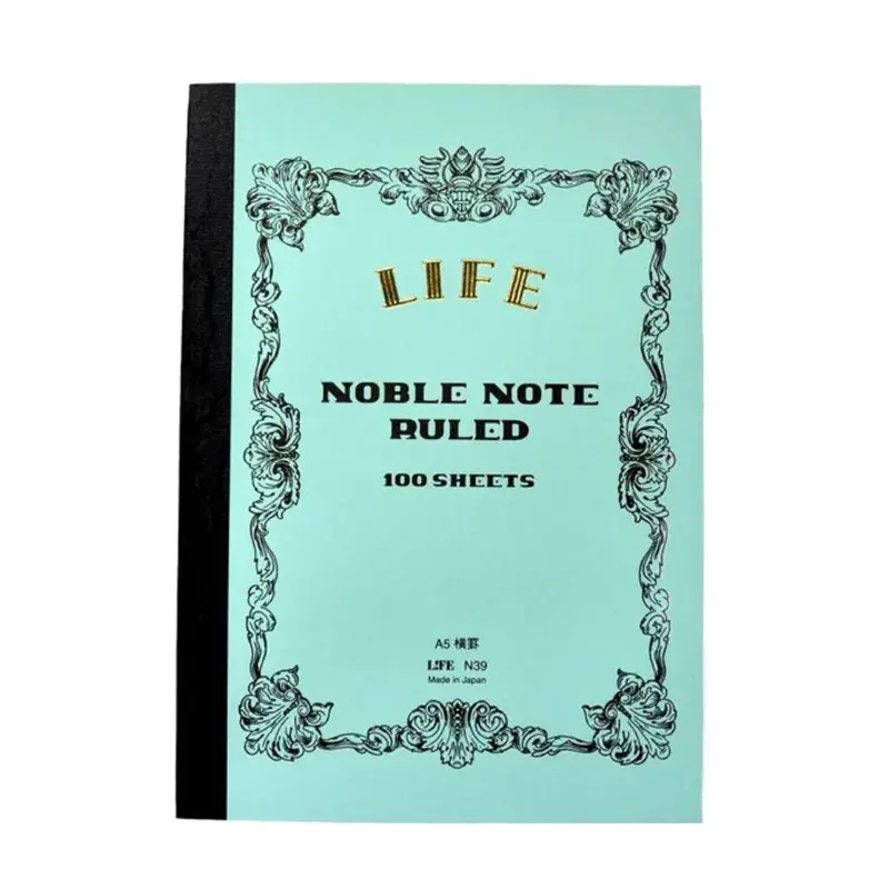 Life Noble A5 Ruled Notebook – 8Mm Line Spacing, College-Style, 100-Page Premium Paper (N39) 1