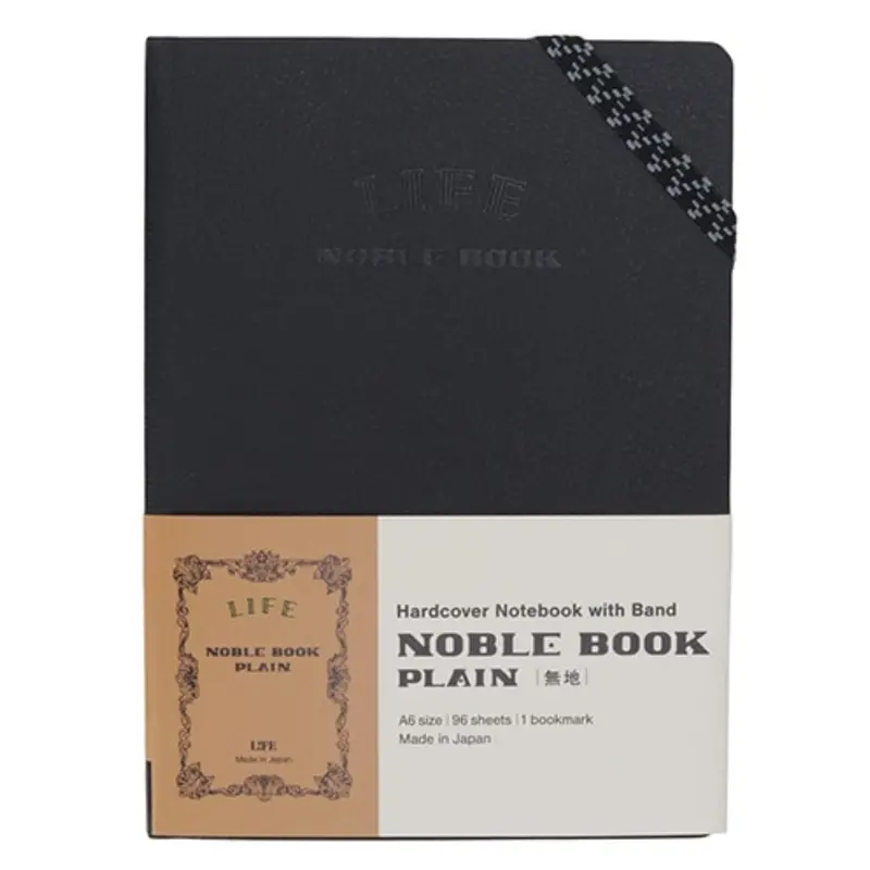 Life Noble A5 Unruled Notebook – 96-Page Elegant Writing Journal (N1621) 1