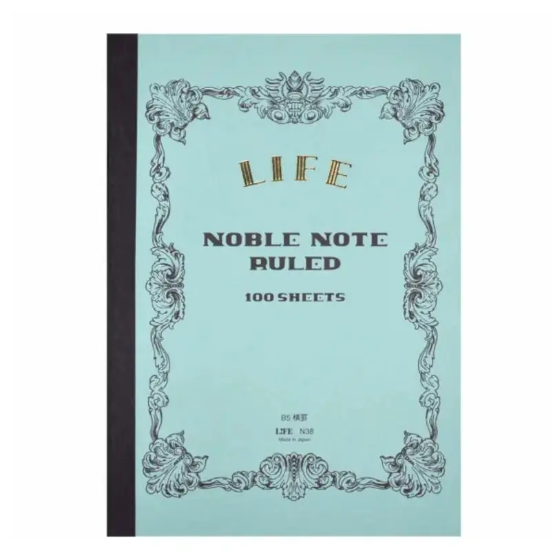 Life Noble B5 College-Ruled Notebook – 8Mm Lined Pages, 100-Sheet Academic Journal (N38) 1