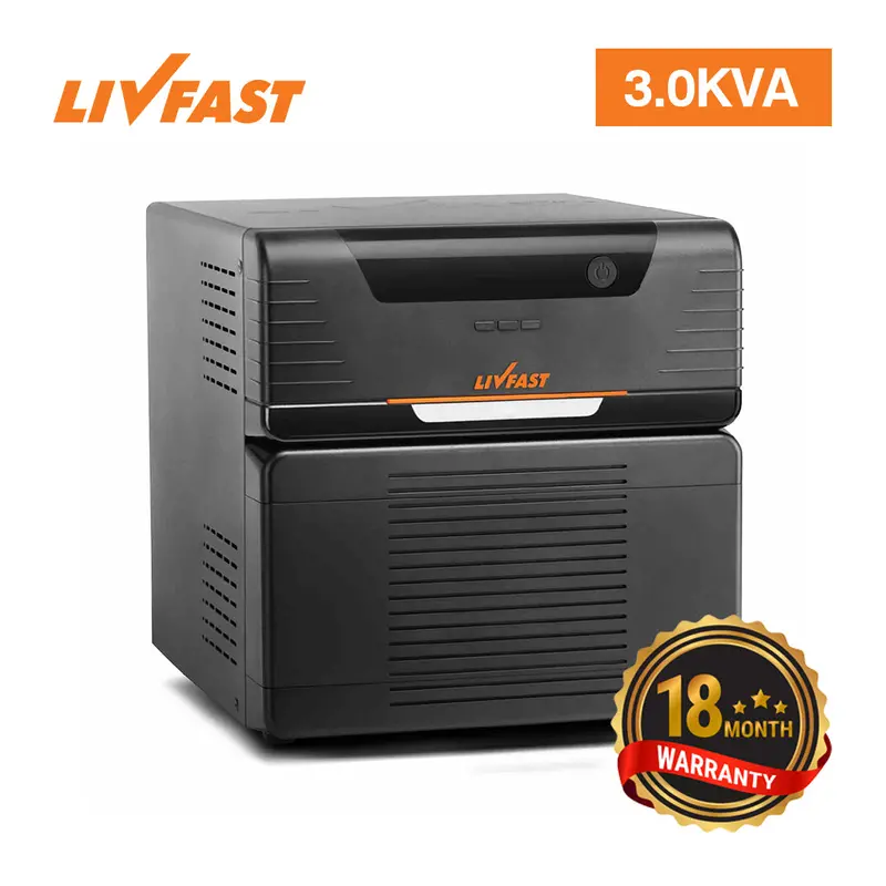 Livfast 3.0 Kva Pure Sine Wave Inverter – 24V Input, 18-Month Warranty (Ps3000) 1