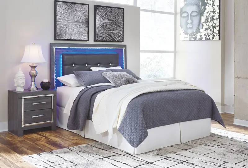 Lodanna Panel Bed With Upholstered Headboard 1
