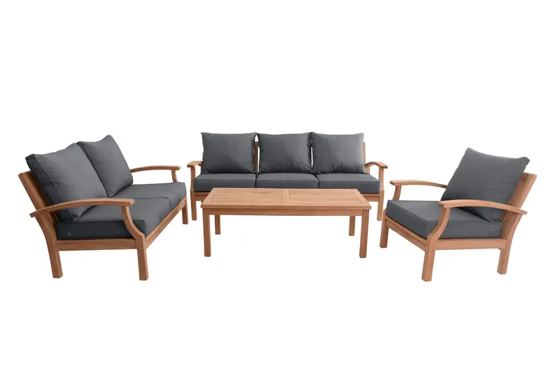 Lombok 4-Pc Modular Outdoor Set With Two- And Three-Seater Sofas 1