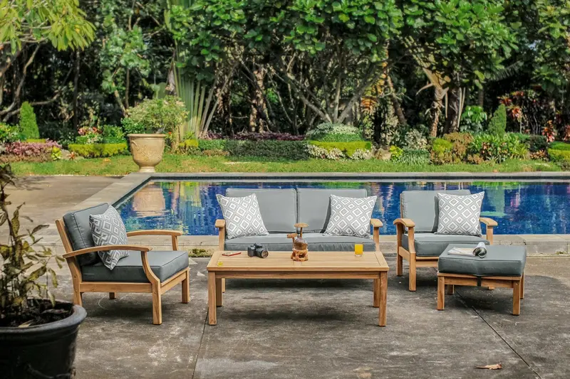 Lombok 5-Piece Patio Collection Featuring Two-Seater Sofa 1
