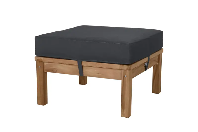 Lombok Ottoman With Removable Cushion – East India Patio Accent 1