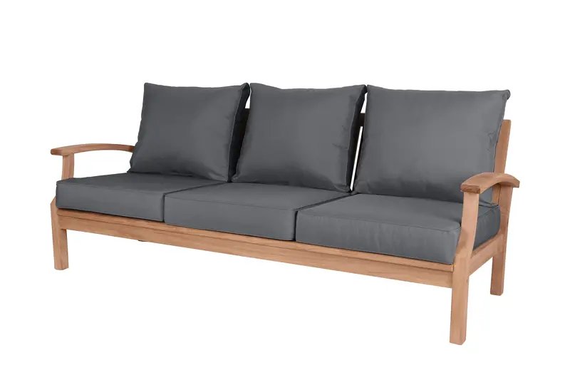 Lombok Three-Seater Sofa With Premium Cushion Set – East India Outdoor Lounge 1