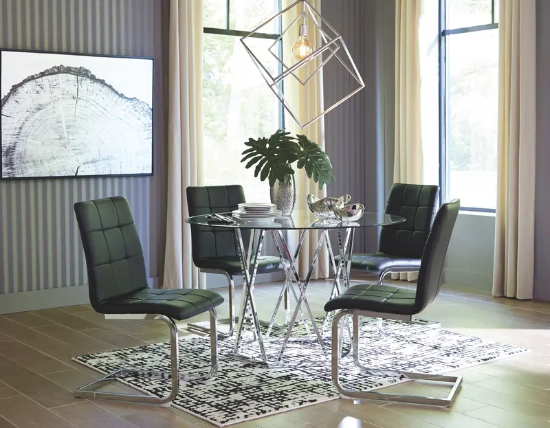 Madanere Stylish Dining Room Table Set With Seating 1