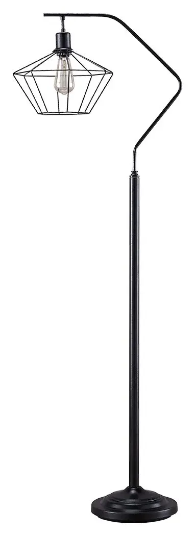 Makeika Black Metal Floor Lamp With Modern Design 1