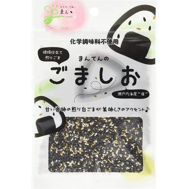 Manten Gomashio Furikake — Toasted Sesame & Sea Salt Condiment, 30G 1