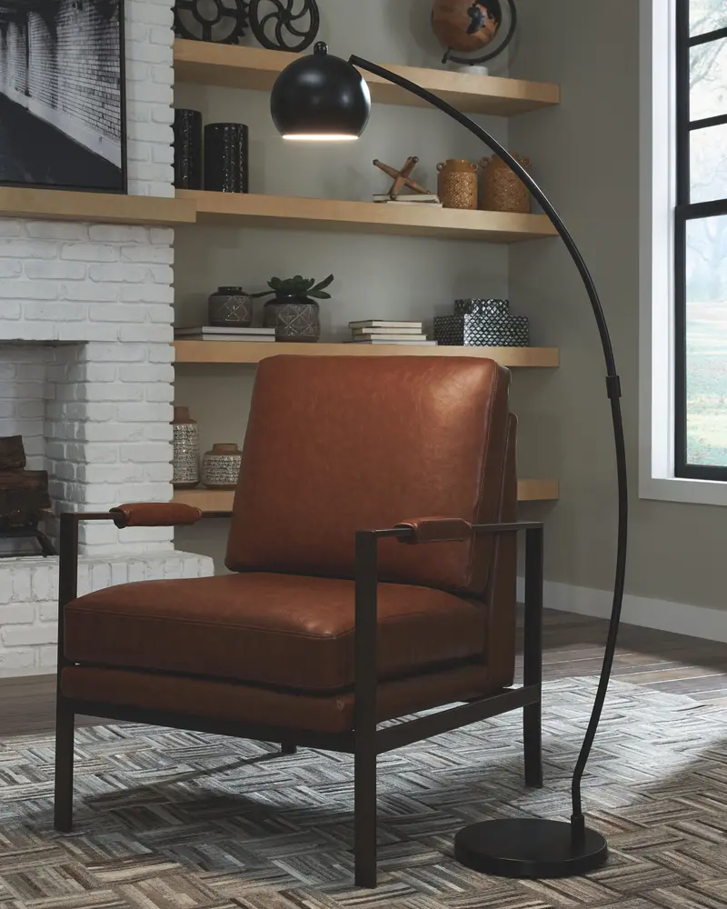 Marinel Industrial-Style Metal Floor Or Table Lamp 1