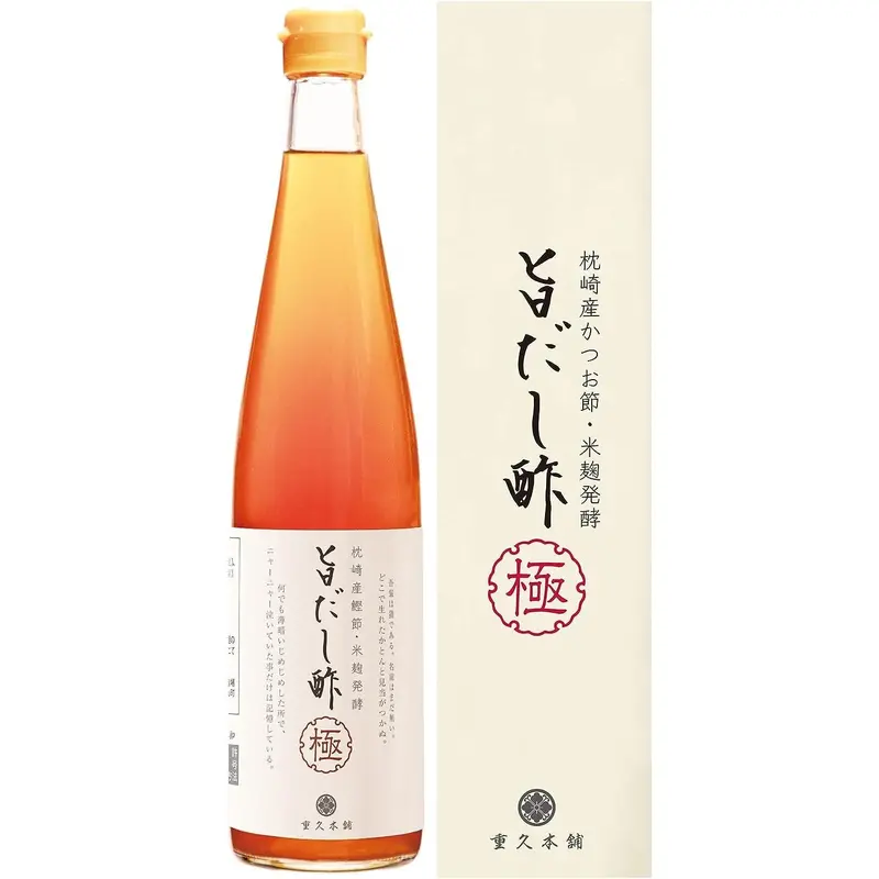 Marushige Bonito Rice Vinegar – Naturally Fermented Seasoning, 500Ml 1
