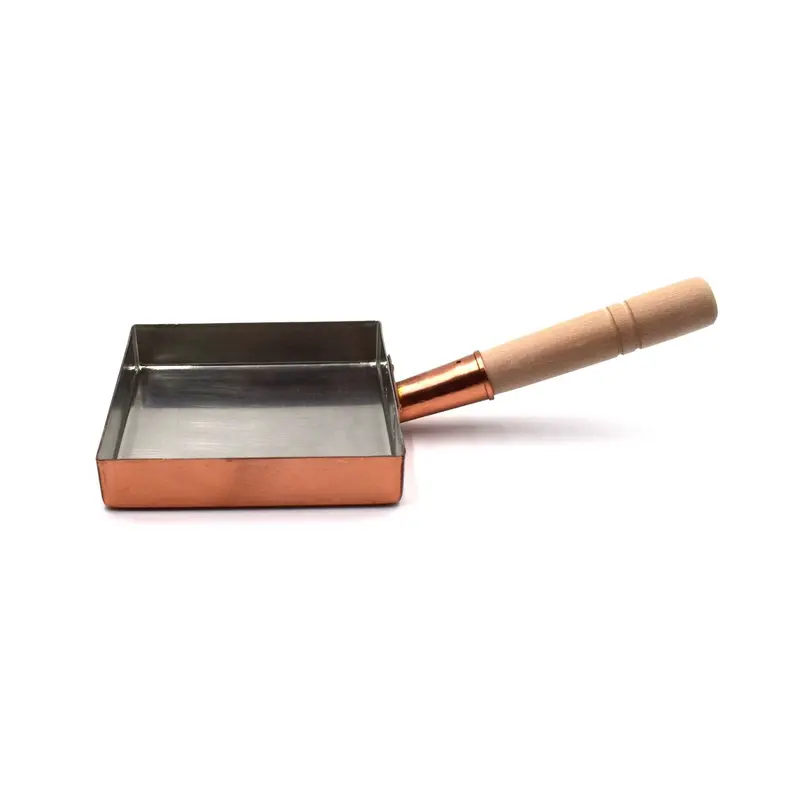 Marushin Kanto-Style Square Tamagoyaki Pan – Copper Omelette Pan (18 × 18Cm) 1