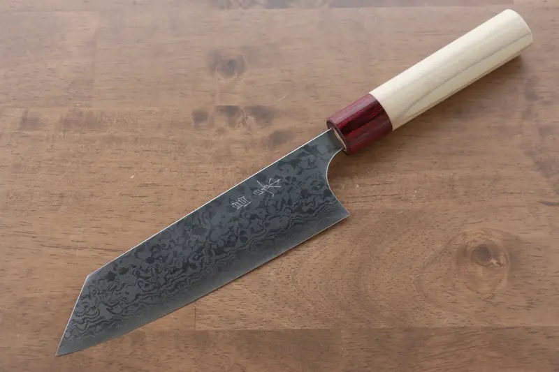 Masakage Kiri Vg10 Damascus Bunka Knife – 170Mm Magnolia Handle 1