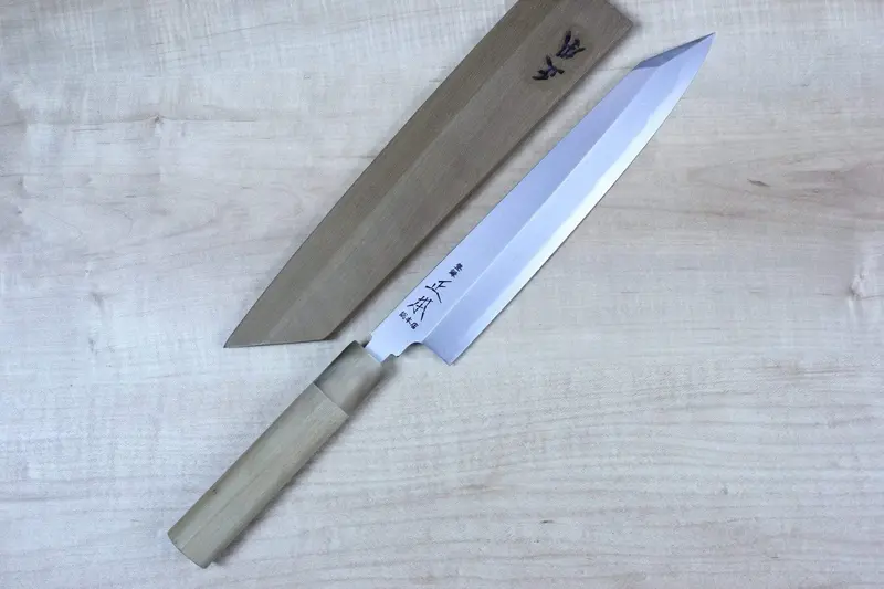 Masamoto Hon Kasumi White Steel #2 Kiritsuke – 240Mm & 270Mm Single-Bevel Hybrid 1