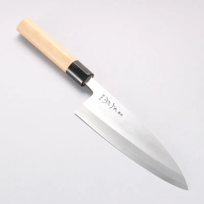 Masamoto Hongasumi White Steel No.2 Deba Knife – Magnolia Handle 1