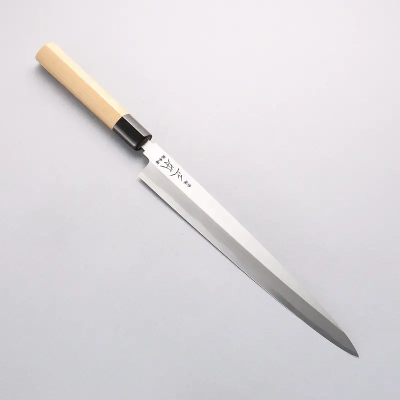 Masamoto Hongasumi White Steel No.2 Yanagiba Knife – Magnolia Handle 1