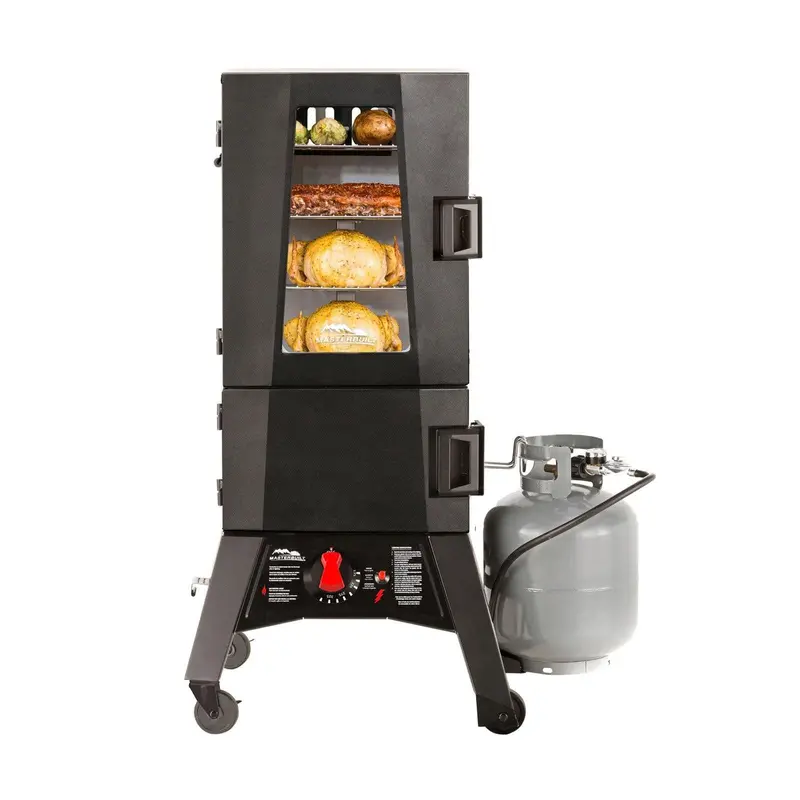 Masterbuilt Thermotemp Propane-Powered Offset Smoker 1