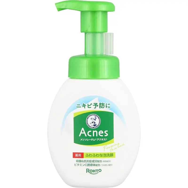 Mentholatum Acnes Fluffy Foam Facial Cleanser – 160Ml Acne-Safe Formula 1