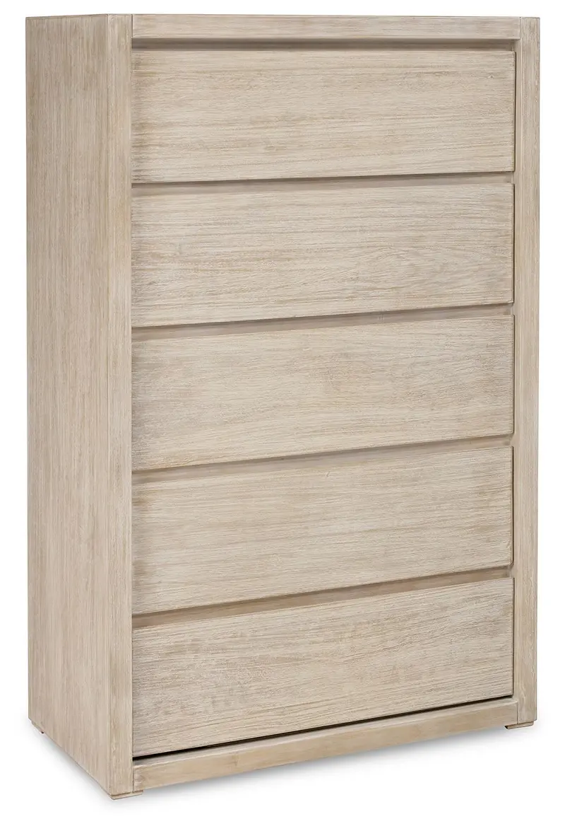 Michelia Bisque Five-Drawer Bedroom Chest 1