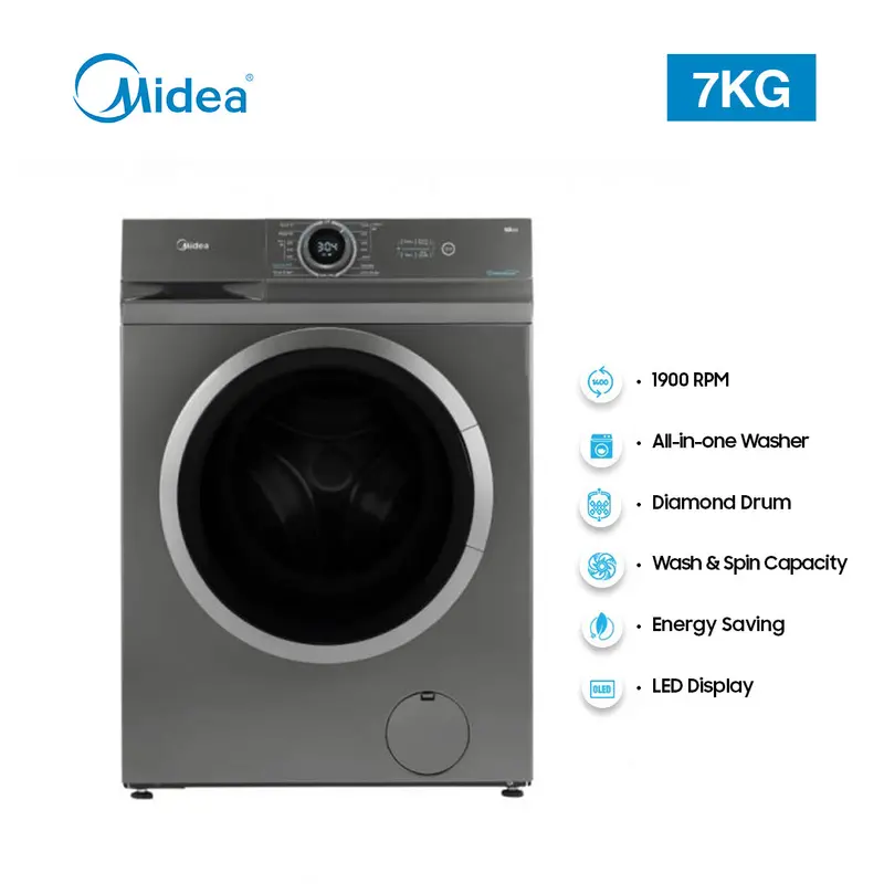 Midea Mf100W70 7Kg Wash & Spin Fully Automatic Washing Machine 1