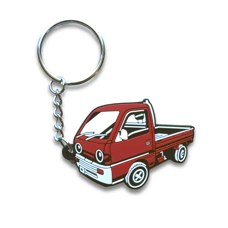 Mini Pickup Truck Silicone Keychain 1