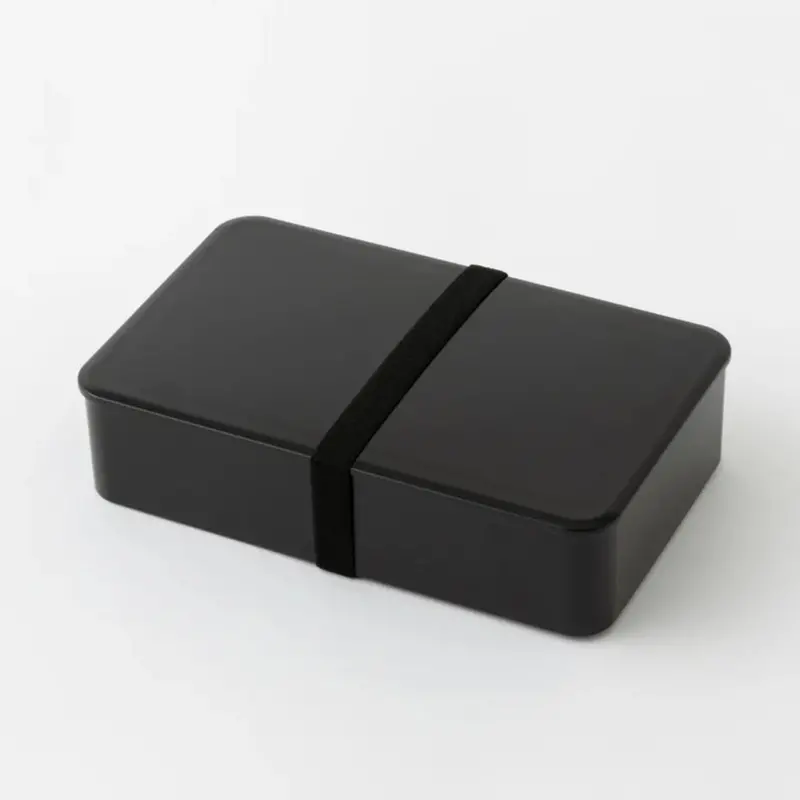 Minimalist Microwave-Safe Bento Box – Sleek Black, 1000Ml Capacity 1