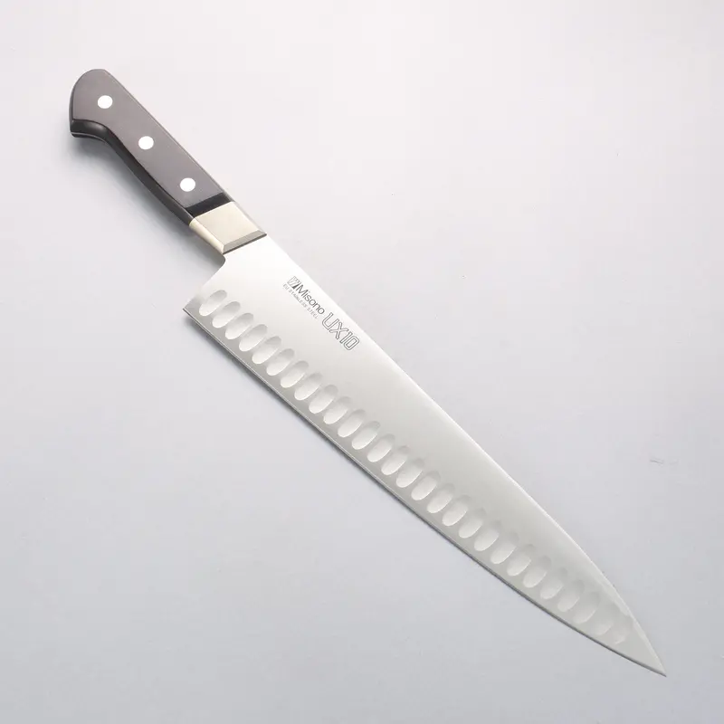 Misono Ux10 Stainless Gyuto Knife – Salmon-Specific Design 1