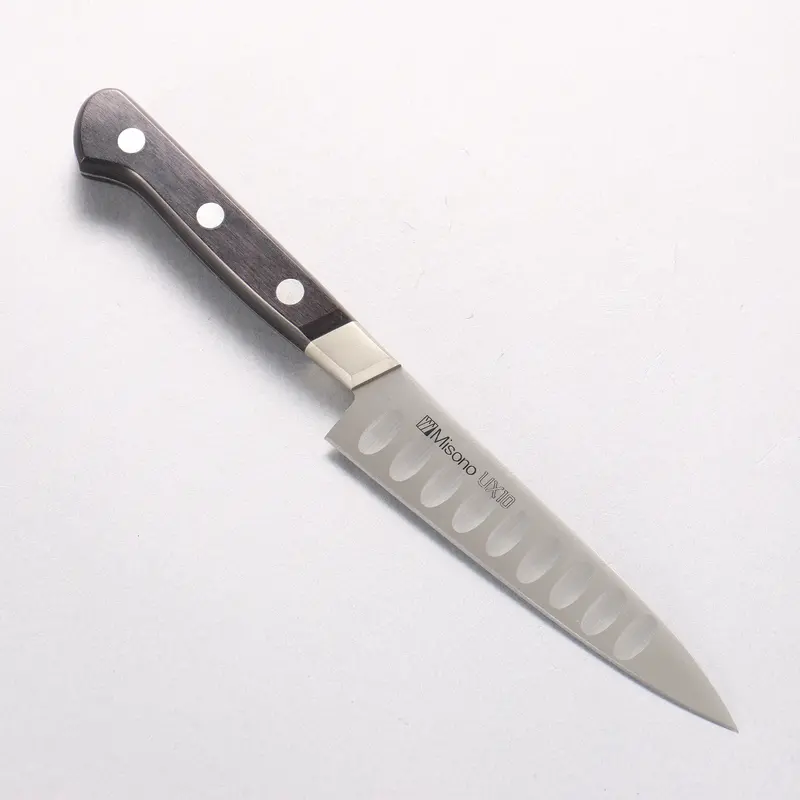 Misono Ux10 Stainless Petty Knife – 120Mm Salmon Design 1