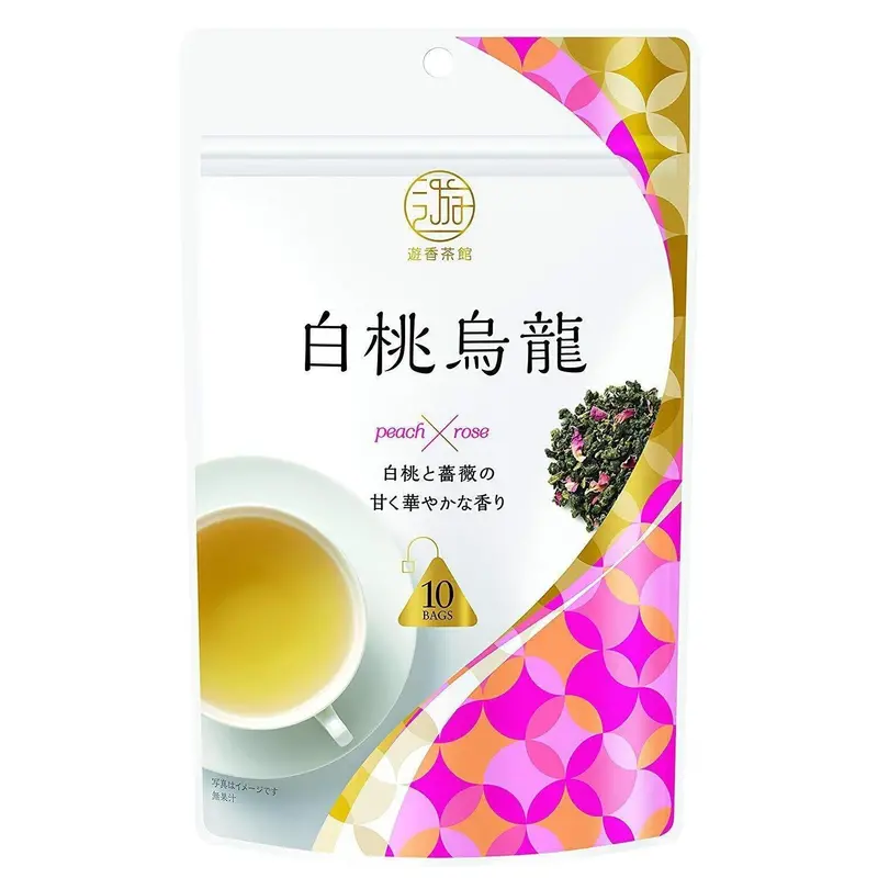 Mitsui Norin Meicha White Peach Oolong Tea – 10 Individually Wrapped Bags 1