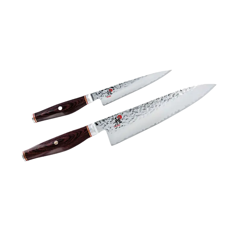 Miyabi 6000 Mct 2-Piece Knife Set – Brown Handle Collection 1