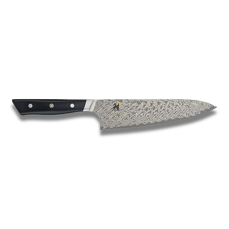 Miyabi Hibana 800Dp 8-Inch Gyuto Knife | Fc61 Steel, 49-Layer Spark Damascus, Triple-Riveted Ergonomic Handle 1