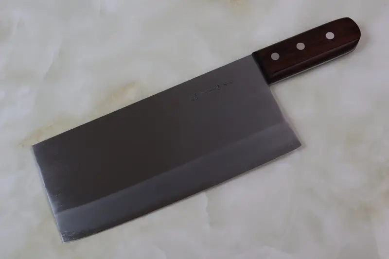 Mizuno Tanrenjo Akitada Hontanren Chinese Cleaver – Virgin Carbon Steel No.6 1