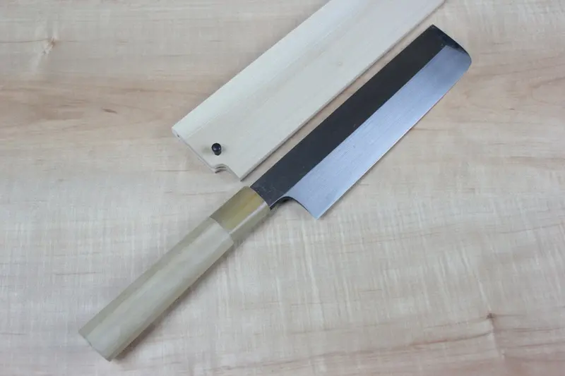 Mizuno Tanrenjo Akitada Honyaki Usuba – 180–240Mm White Steel Japanese Vegetable Knife 1
