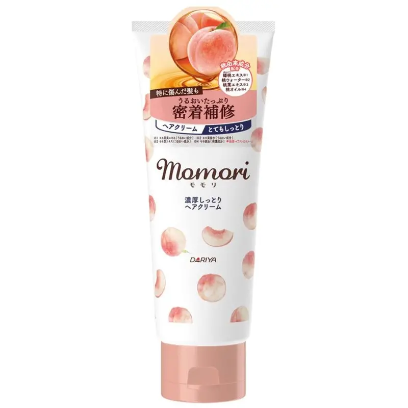 Momori Peach Moisture Hair Cream – Intensive Treatment For Dry & Damaged Hair, 150G 1