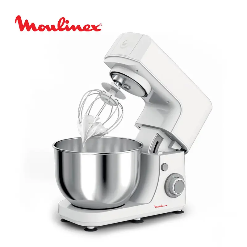 Moulinex Charlotte Stand Mixer – Qa150127, 4.8L Bowl, 800W Power, White 1