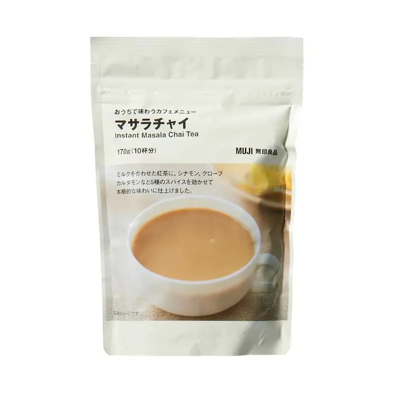 Muji Masala Chai Instant Tea Powder – Spiced Black Tea Blend (170G) 1