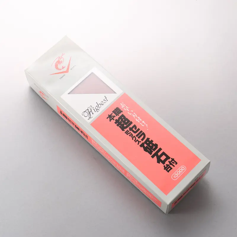 Naniwa Chou Ceramics Sharpening Stone – #3000 Grit, 210 × 70 × 25Mm, With Base 1