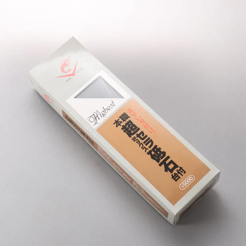 Naniwa Chou Ceramics Sharpening Stone – #5000 Grit, 210 × 70 × 25Mm, With Base 1