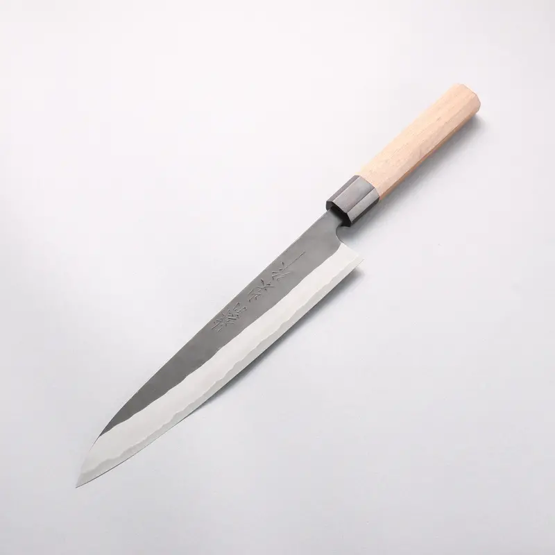 Nao Yamamoto White Steel No.2 Sujihiki – 240Mm Black-Finished Filleting Knife, Walnut Handle 1