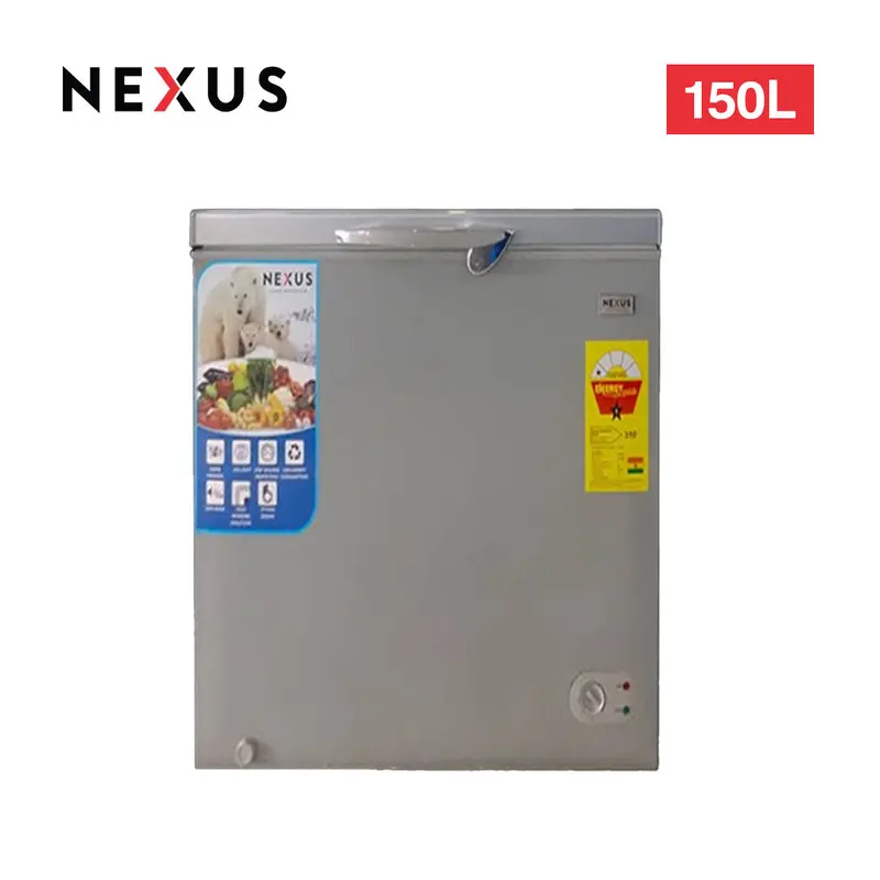 Nexus 150L Inverter-Powered Upright Freezer – Dark Grey Finish 1