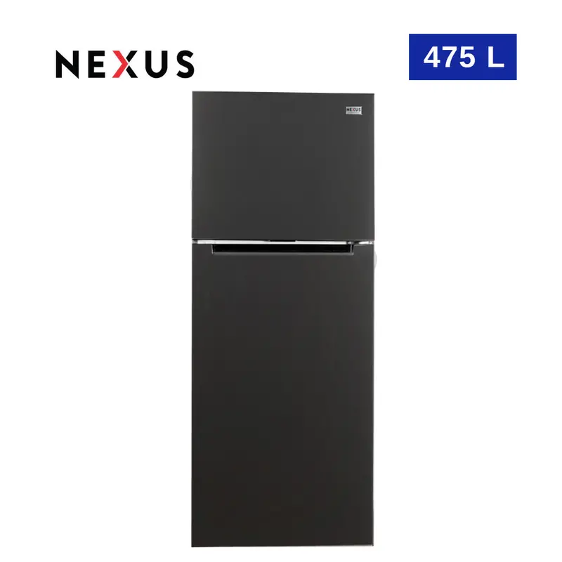 Nexus 475L Direct-Cool Refrigerator – Black Stainless Steel Finish 1