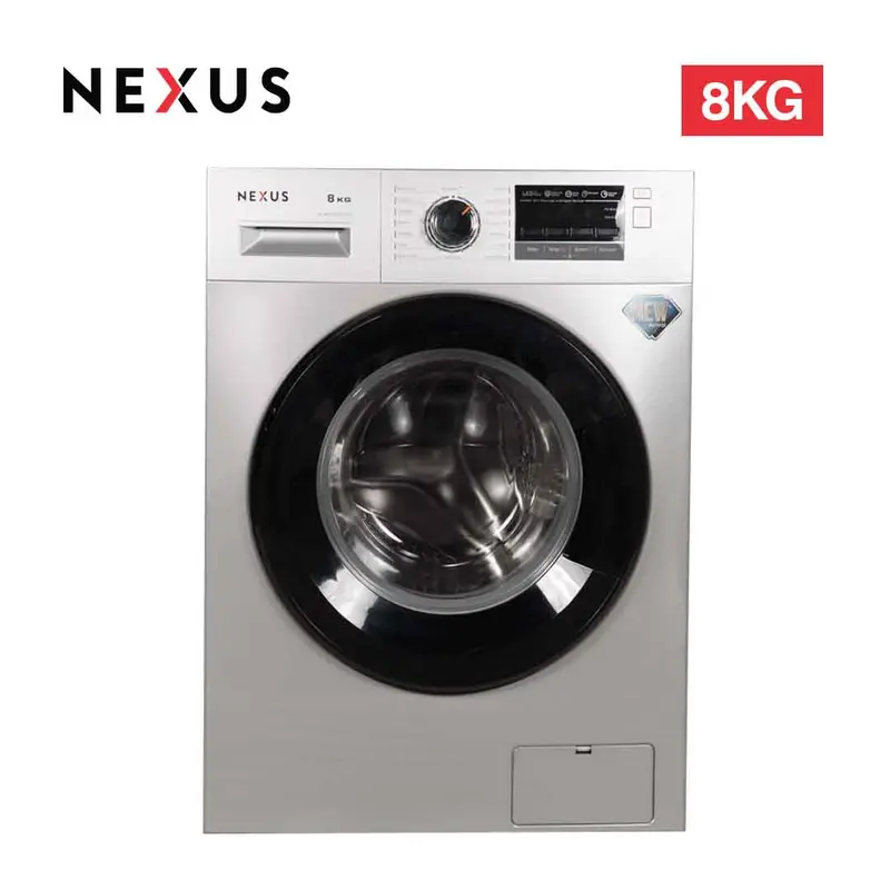 Nexus 8Kg Inverter Front-Load Washing Machine – Nx-Wm-Fl08Mlpm3W 1