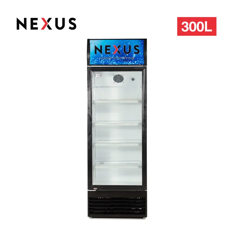 Nexus Nx501 300L Single-Door Refrigerator – Stylish Black, Space-Saving Design 1