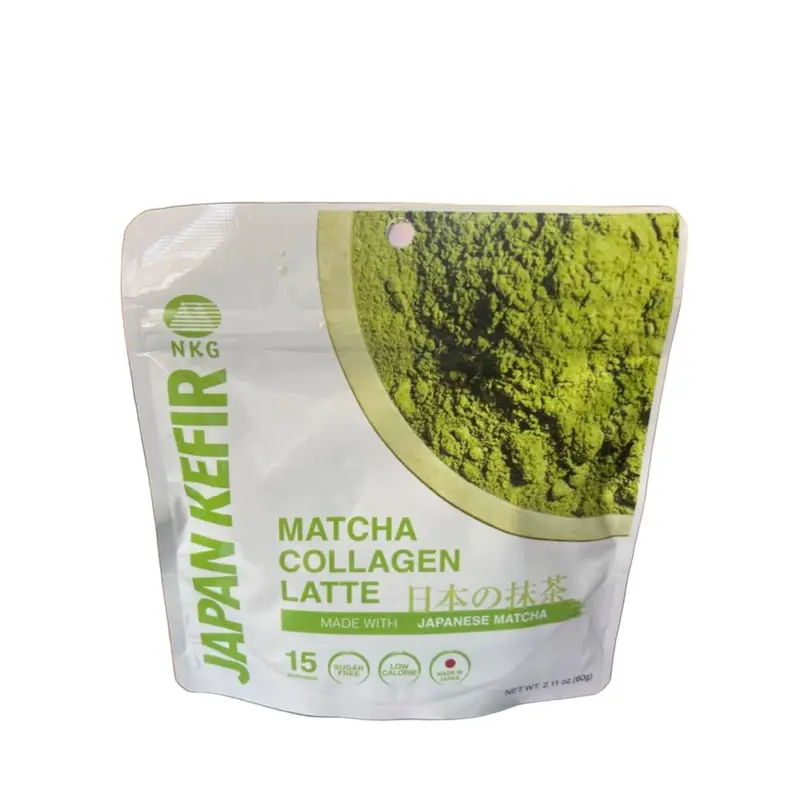 Nkg Sugar-Free Matcha Latte With Marine Collagen – Creamy Green Tea Powder, 60G 1