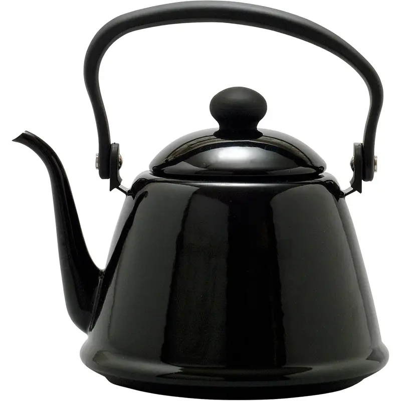 Noda Horo Drip Kettle Ii – Matte Black Enamel Gooseneck Brewing Kettle, 2L 1